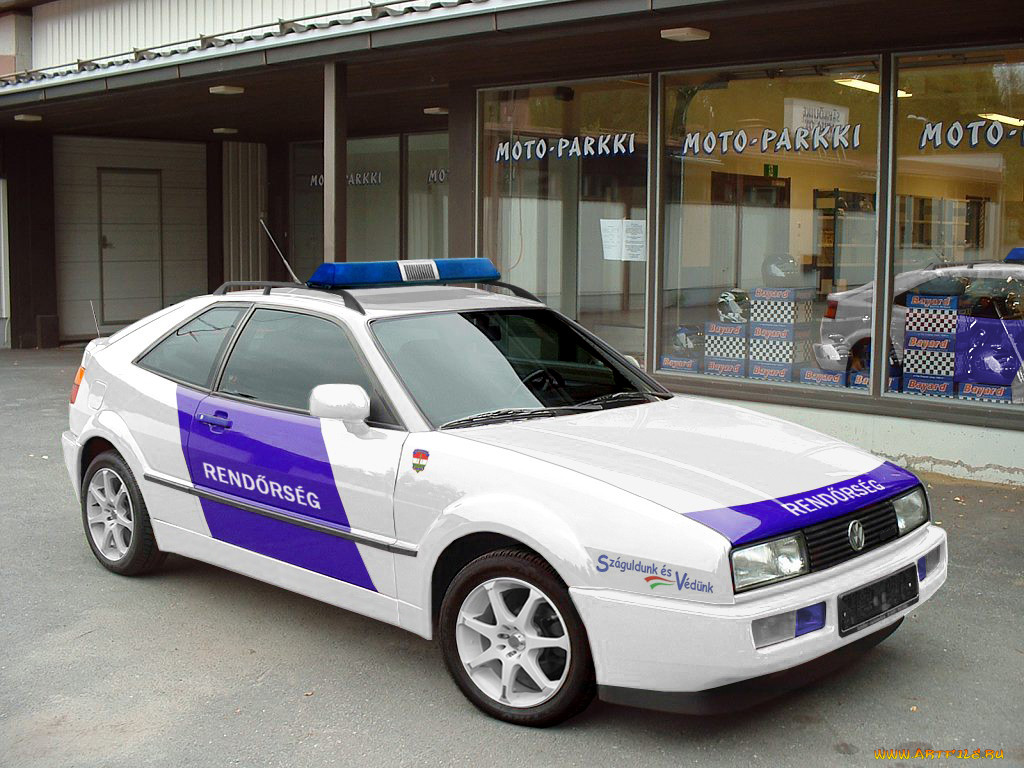 volkswagen, corrado, virtual, police, , 